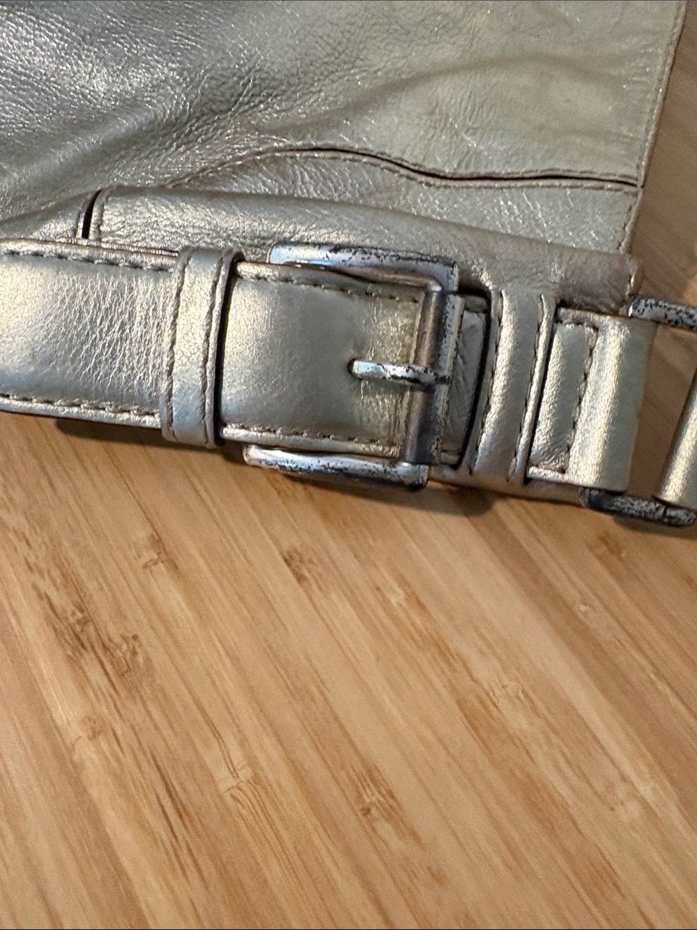 Michael Kors Metallic Shoulder Bag - Women's Everyday Tote - Picture 3 of 9